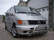 Mercedes Vito W638 1996-2003 Protezione Anteriore WT003/4 (Acciaio Inox) senza scritta, 51mm foto 6