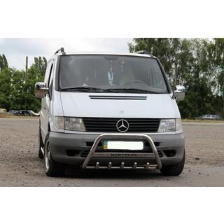 Protezione Anteriore WT003/4 (Acciaio Inox) Mercedes Vito W638 1996-2003 foto 4