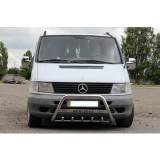 Protezione Anteriore WT003/4 (Acciaio Inox) Mercedes Vito W638 1996-2003 foto 3