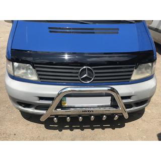 Protezione Anteriore WT003/4 (Acciaio Inox) Mercedes Vito W638 1996-2003 foto 1