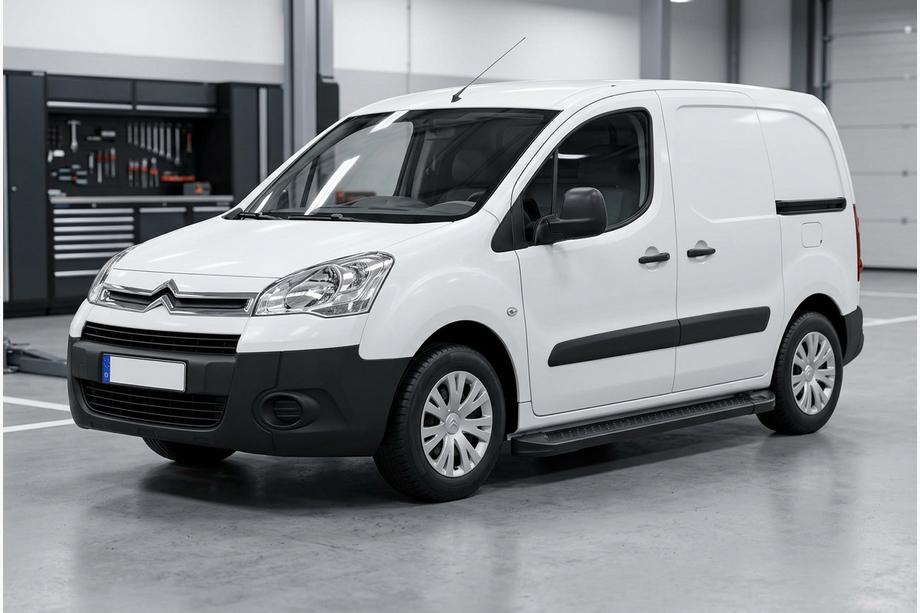 Citroen Berlingo 2008-2018 Pedane Laterali Allmond Black (2 pz, Alluminio) Image