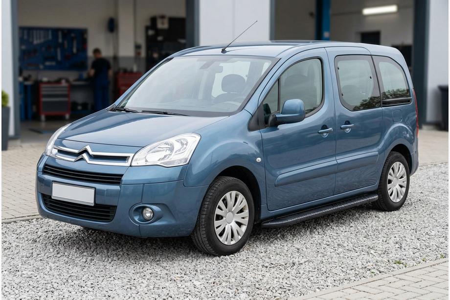 Citroen Berlingo 2008-2018 Pedane Laterali Bosphorus Black (2 pz, Alluminio) Image
