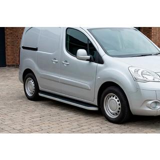 Pedane Laterali Tayga Grey (2 pz, Alluminio) Peugeot Partner Tepee 2008-2018 foto 1