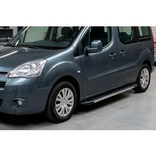 Pedane Laterali Duru (2 pz, Alluminio) Peugeot Partner Tepee 2008-2018 foto 1