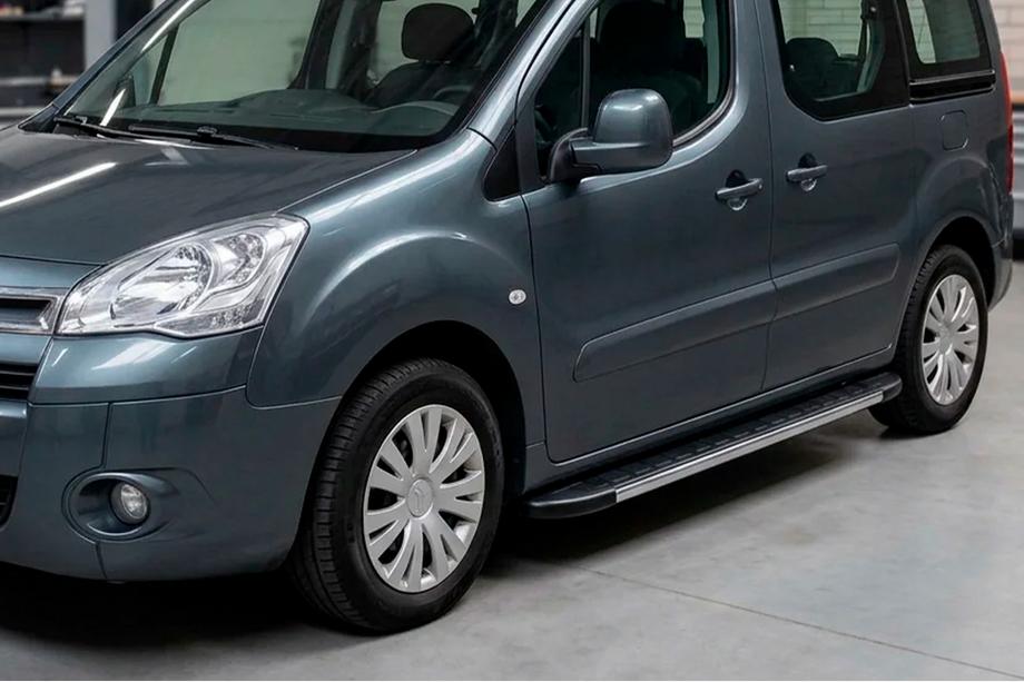 Peugeot Partner Tepee 2008-2018 Pedane Laterali Duru (2 pz, Alluminio) Foto 1
