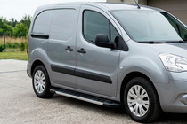 Peugeot Partner Tepee 2008-2018 Pedane Laterali RedLine V1 (2 pz, Alluminio) foto 1