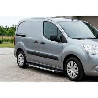 Pedane Laterali RedLine V1 (2 pz, Alluminio) Peugeot Partner Tepee 2008-2018 foto 1
