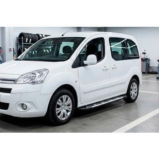 Pedane Laterali Sunrise (2 pz, Alluminio) Peugeot Partner Tepee 2008-2018 foto 1