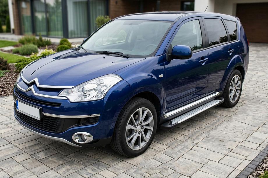 Citroen C-Crosser 2007-2013 Pedane laterali Allmond (2 pz, alluminio) Image