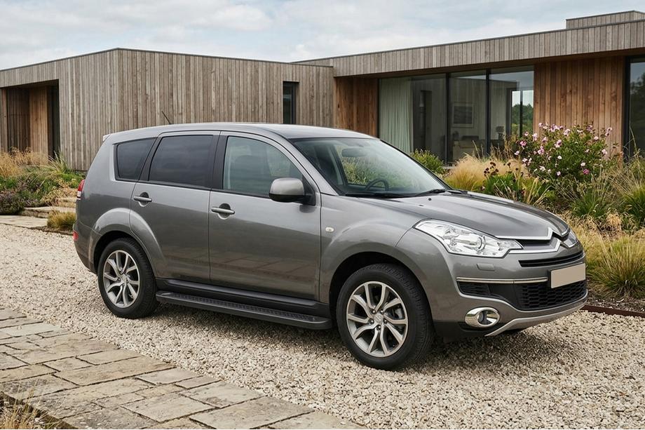 Citroen C-Crosser 2007-2013 Pedane Laterali Allmond Black (2 pz, Alluminio) Image