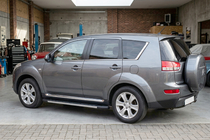 Citroen C-Crosser 2007-2013 Pedane Laterali Duru (2 pz, Alluminio) foto 1