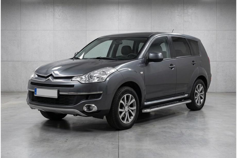 Citroen C-Crosser 2007-2013 Pedane Laterali Maydos V1 (2 pz, Alluminio e Acciaio Inox) Image