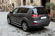 Citroen C-Crosser 2007-2013 Pedane Laterali Tayga (2 pz, Alluminio) foto 1