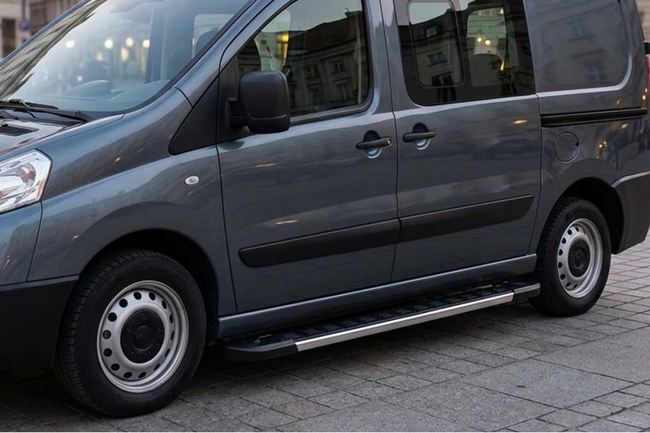 Citroen Jumpy 2007–2017 Pedane Laterali RedLine V1 (2 pz, Alluminio) Image