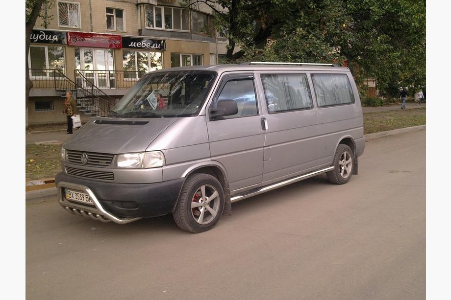 Volkswagen T4 Transporter 1990-2003 Barre Laterali (2 pz, Acciaio Inox) 60mm, Passo Corto Foto 2