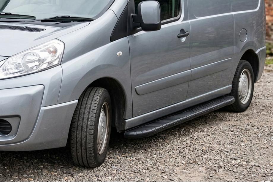 Citroen Jumpy 2007–2017 Pedane Laterali Bosphorus Black (2 pz, Alluminio) Image