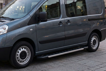 Fiat Scudo 2007-2015 Pedane Laterali RedLine V1 (2 pz, Alluminio) foto 1