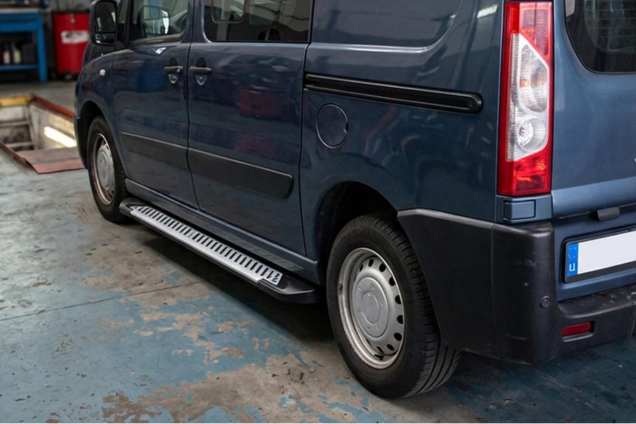 Fiat Scudo 2007-2015 Pedane Laterali Line (2 pz, Alluminio) Image