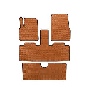 Tappetini EVA (3 File, 7 Posti, Arancione)