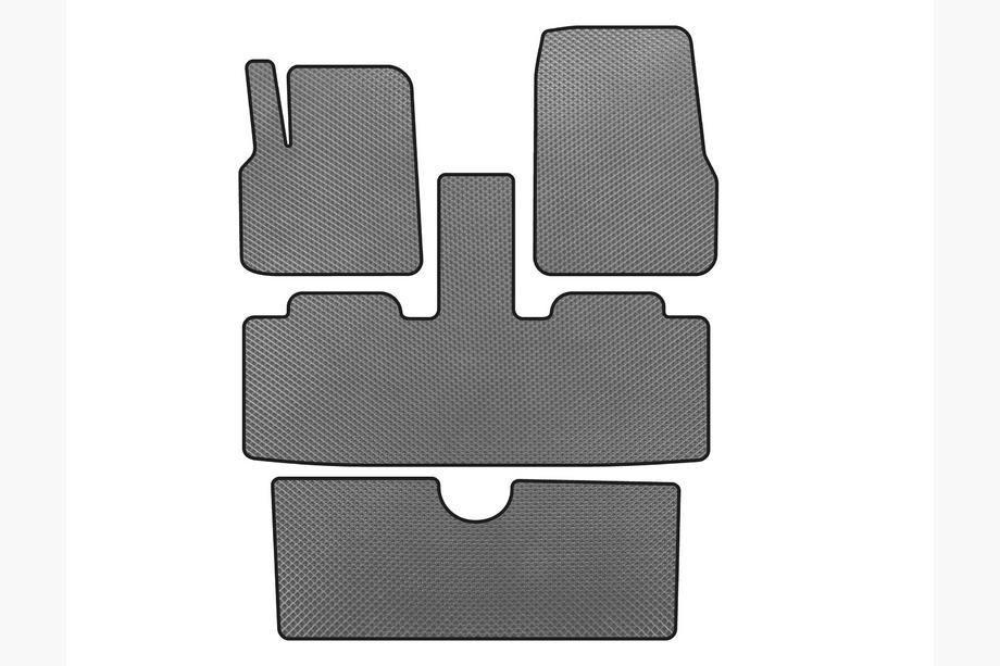Renault Espace 2002-2014 Tappetini EVA (3 File, 7 Posti, Grigio) Image