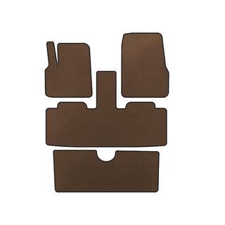 Tappetini EVA (3 File, 7 Posti, Marrone)