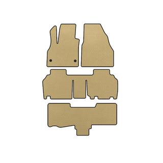 Tappetini EVA (3 File, 5 Porte/7 Posti, Beige) Renault Kangoo 2008–2020