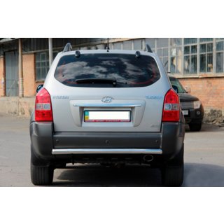 Barra Posteriore AK002 (Acciaio Inox) Hyundai Tucson JM 2004- foto 1