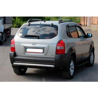 Barra Posteriore AK002 (Acciaio Inox) Hyundai Tucson JM 2004- foto 2