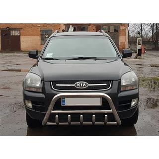 Parabullbar WT003 (Acciaio Inox) Kia Sportage 2004-2010 foto 4