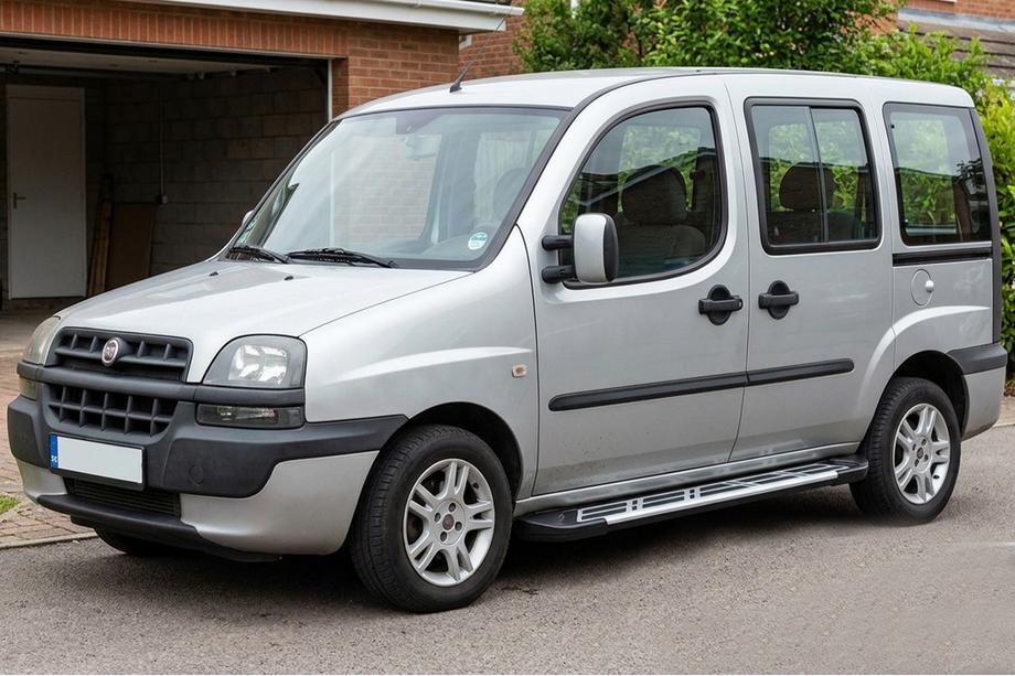 Fiat Doblo I 2001-2005 Pedane Laterali Sunrise (2 pz, Alluminio) Image