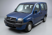 Fiat Doblo I 2001-2005 Pedane Laterali Line (2 pz, Alluminio) foto 1