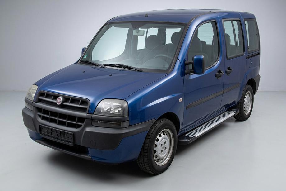 Fiat Doblo I 2001-2005 Pedane Laterali Line (2 pz, Alluminio) Image
