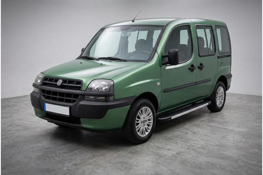 Fiat Doblo I 2001-2005 Pedane Laterali Duru (2 pz, Alluminio) Image