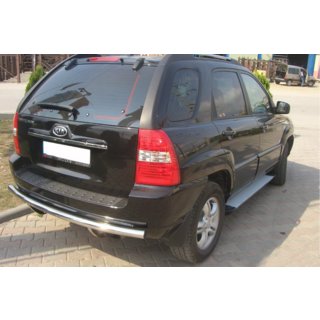 Barra Posteriore AK002 (Acciaio Inox) Kia Sportage 2004-2010 foto 2