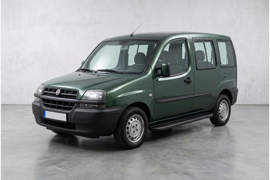 Fiat Doblo I 2001-2005 Pedane Laterali Bosphorus Black (2 pz, Alluminio) Image