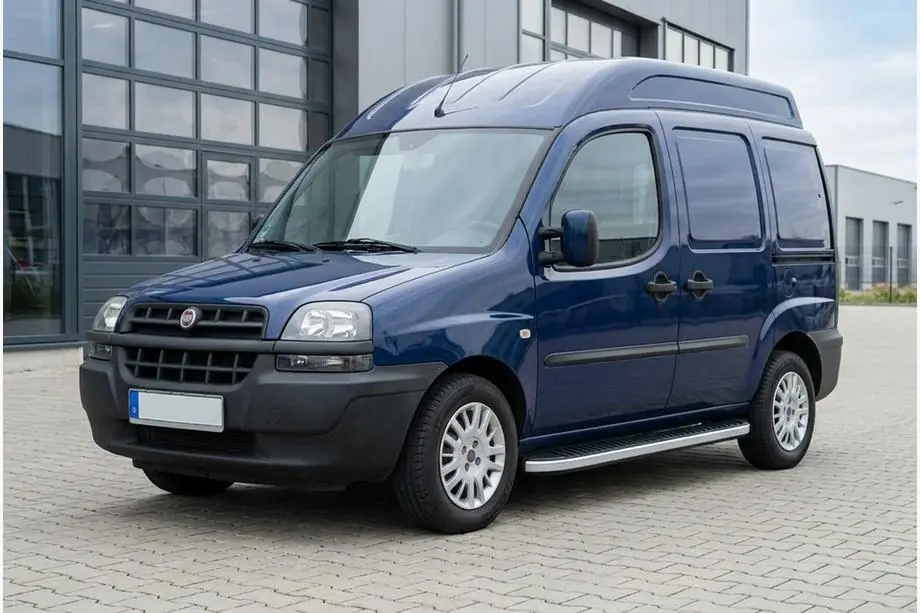 Fiat Doblo I 2001-2005 Pedane Laterali Tayga Grey (2 pz, Alluminio) Image