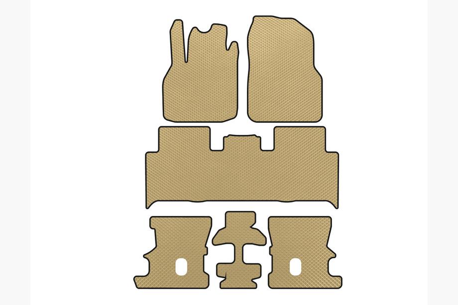 Renault Scenic/Grand 2003-2009 Tappetini EVA (3 File, Beige) Foto 1