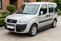 Fiat Doblo I 2005-2010 Pedane Laterali Allmond Black (2 pz, Alluminio) foto 1