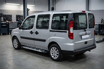 Fiat Doblo I 2005-2010 Pedane Laterali Sunrise (2 pz, Alluminio) foto 1