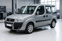 Fiat Doblo I 2005-2010 Pedane Laterali Line (2 pz, Alluminio) foto 1
