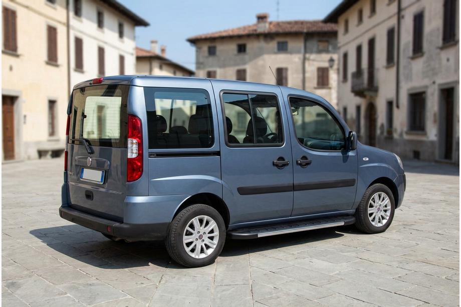 Fiat Doblo I 2005-2010 Pedane Laterali Duru (2 pz, Alluminio) Image