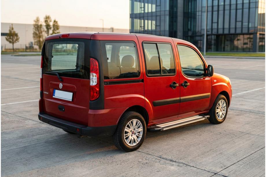 Fiat Doblo I 2005-2010 Pedane Laterali Rainbow (2 pz, Alluminio) Image