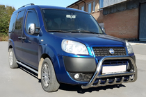 Fiat Doblo I 2001-2005 Parabullbar WT003 (Acciaio Inox) 60 mm, senza scritta foto 1