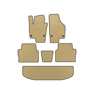 Tappetini EVA (3 File, Beige) Seat Alhambra 2010-