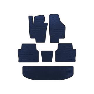 Tappetini EVA (3 File, Blu) Seat Alhambra 2010-
