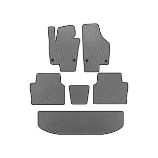 Tappetini EVA (3 File, Grigio) Seat Alhambra 2010-