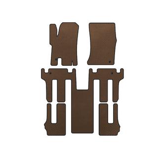 Tappetini EVA 2004-2008 (3 file, Marrone) Ssang Yong Rodius