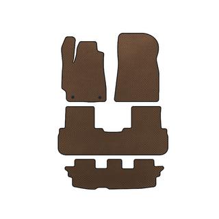 Tappetini EVA (3 File, Marrone)