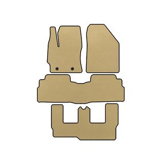 Tappetini EVA (3 File, 7 Posti, Beige)