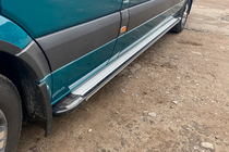 Mercedes Sprinter W906 2006–2018 Pedane Laterali Rainbow (2 pz, Alluminio) foto 2